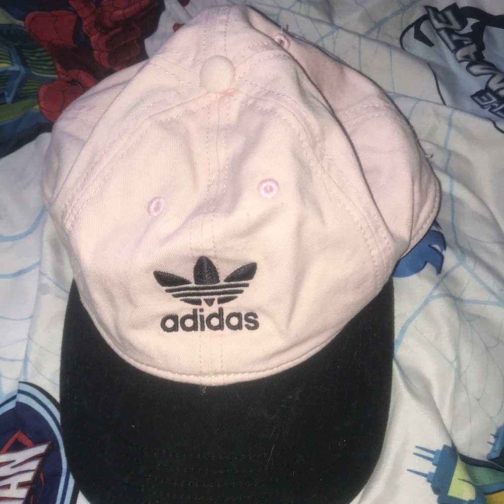 adidas baseball pink and black cap